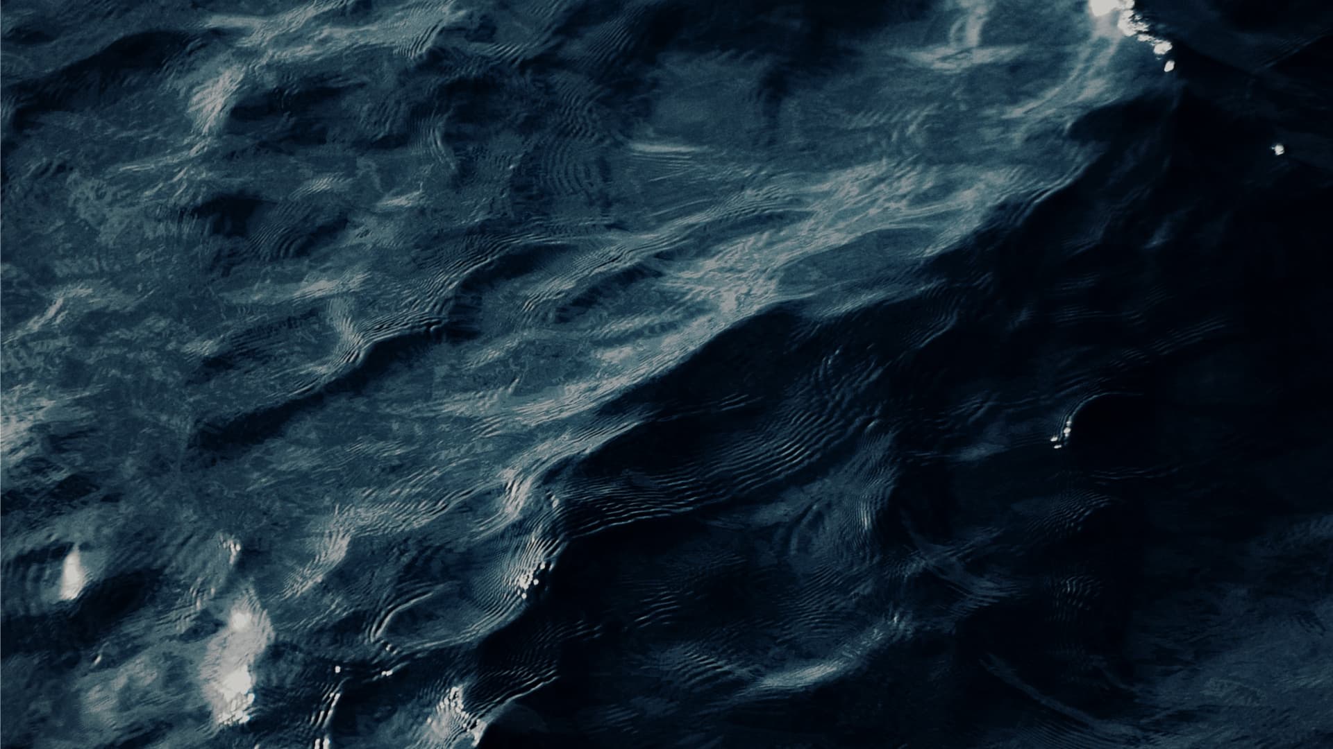 Deep Blue Ocean Waters